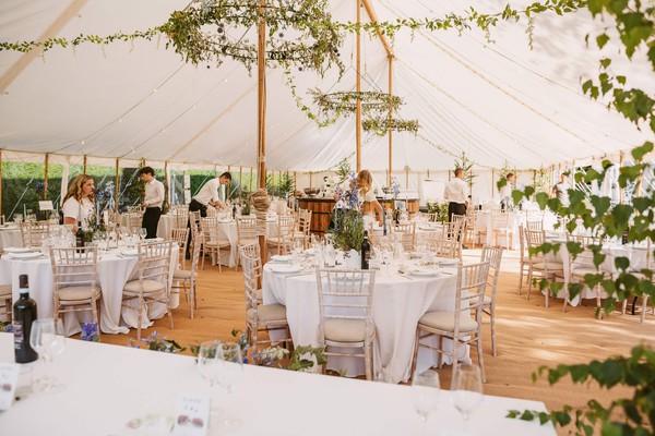 Traditional marquee used for  weddings