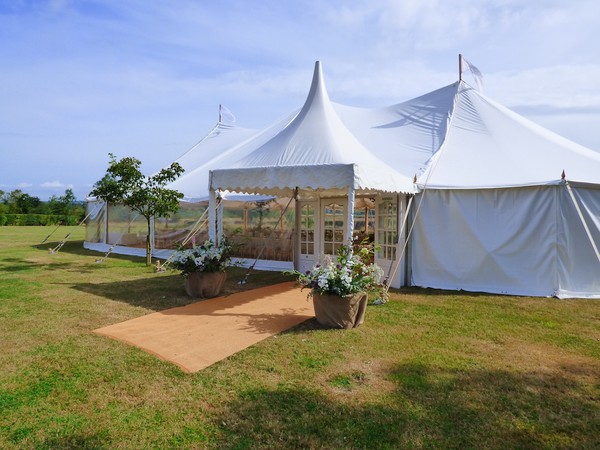 Sailcloth Marquee 12m by 30m