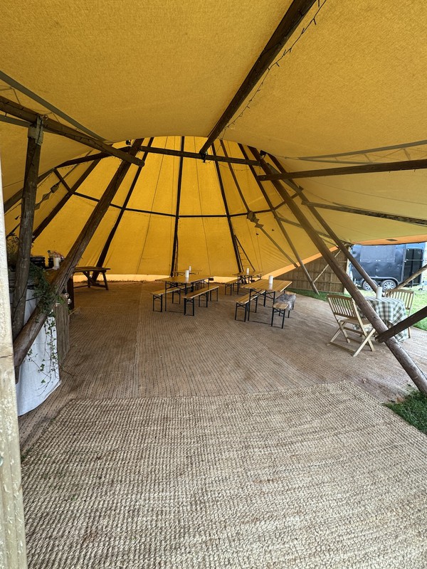 Giant Tipi  interior