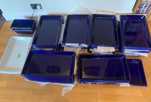 60x Porcelain Gastronorm Dishes