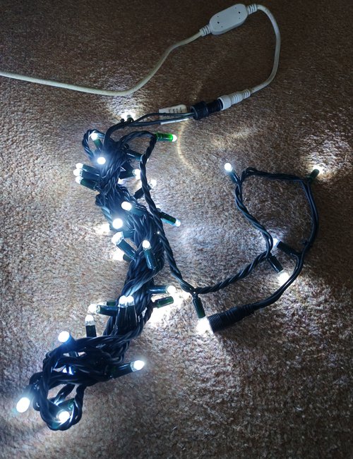 55x 5m White LED String Lights For Sale