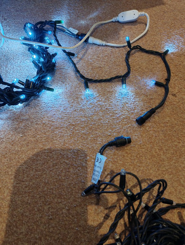 New 55x 5m White LED String Lights New 55x 5m White LED String Lights
