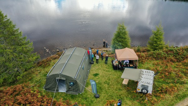 Ex army inflatable marquee by Nixus