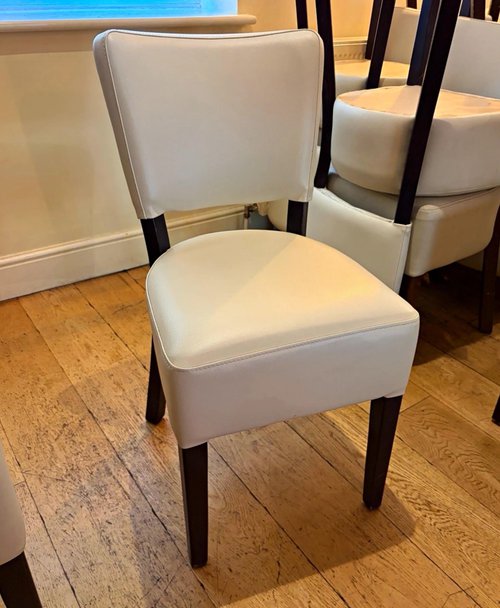 27x Padded Restaurant Chairs For Sale