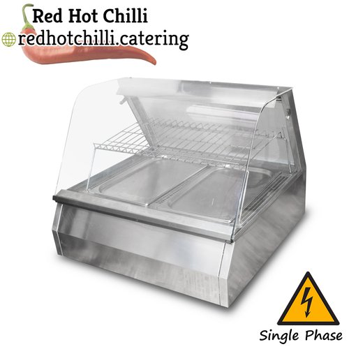 Heated food display