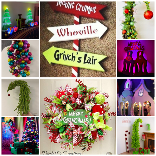 Grinch / Chrinchmas Themed decorations