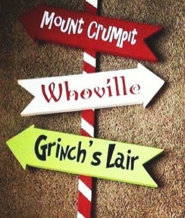 Grinchmas event signage - Mount Crumpit - Whooville - Grinch's Lair Grinchmas event signage - Mount Crumpit - Whooville - Grinch's Lair