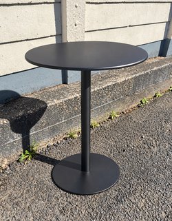 100x Restaurant Table Black Full Metal
