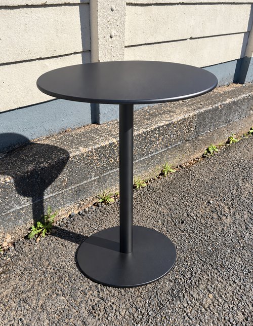 100x Restaurant Table Black Full Metal