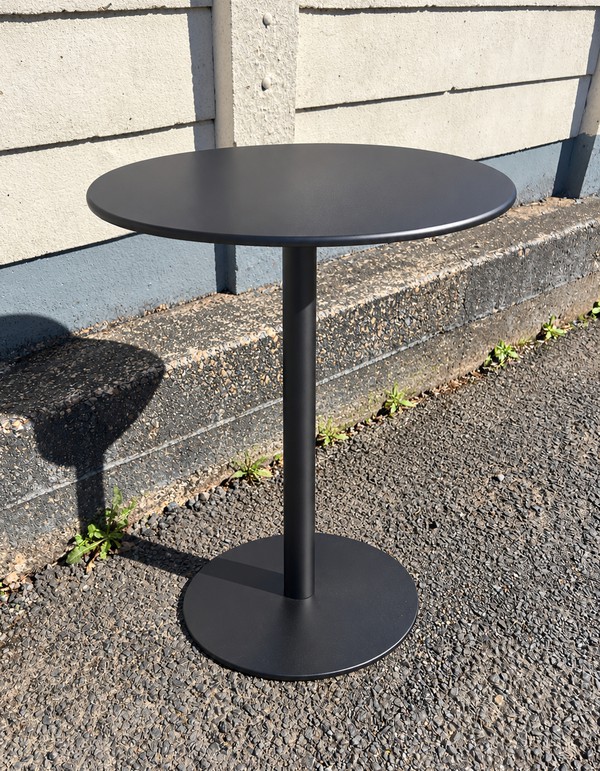 100x Restaurant Table Black Full Metal
