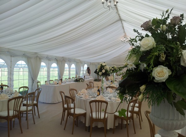 Large Roder Marquee With Pleated Linings Large Roder Marquee With Pleated Linings