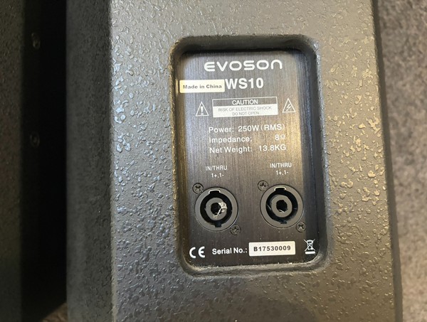 Used Evoson 10" 2-way Loudspeaker