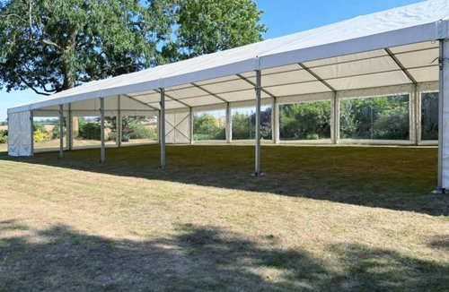 9m x 33m Tectonics marquee for sale