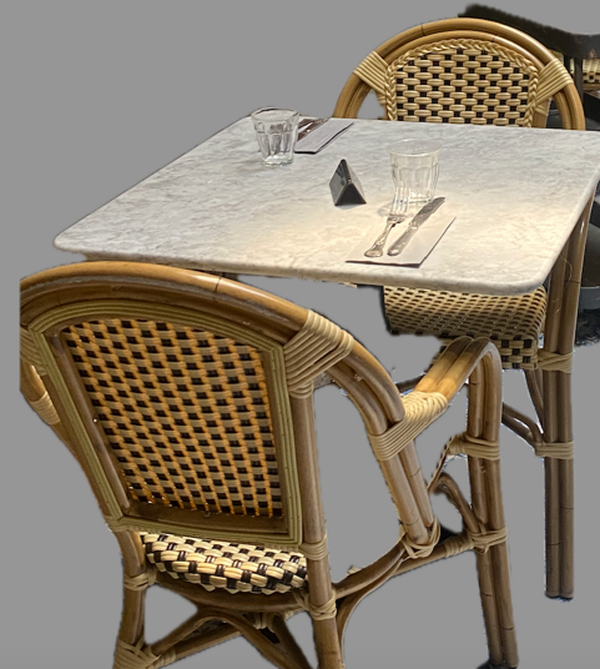 7x Marble-Top Bistro Tables For Sale 7x Marble-Top Bistro Tables For Sale