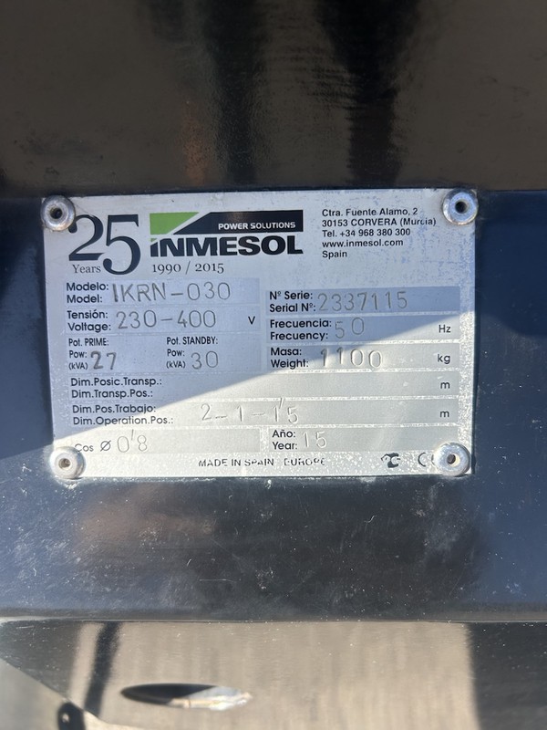Inmesol IKRN-030 Generator