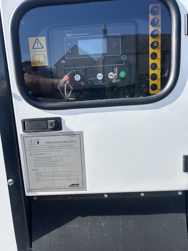 Inmesol Generator  rental spec