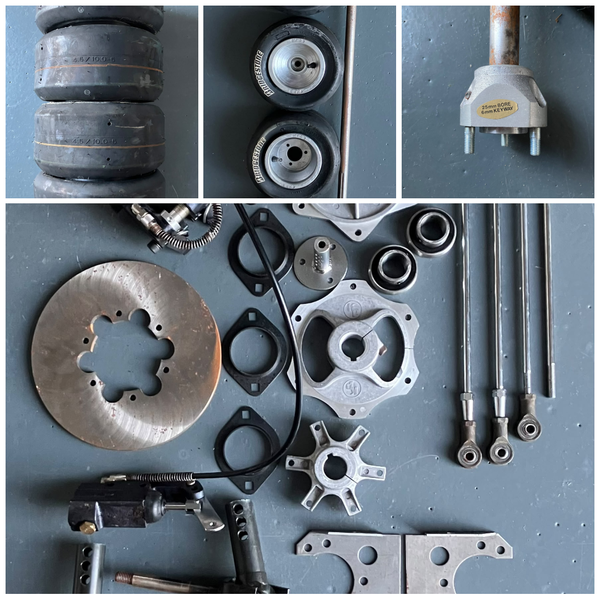 Kart Axle / brakes / tyres / for sale