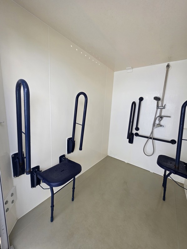 2x GigLoo Accessible Shower Pods 2x GigLoo Accessible Shower Pods