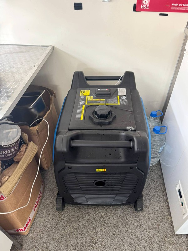 Hyundai generator for the catering van