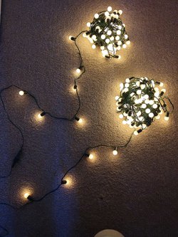 Warm white christmas lights