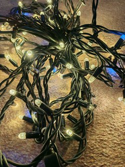 Connectable White Twinkling String Lights