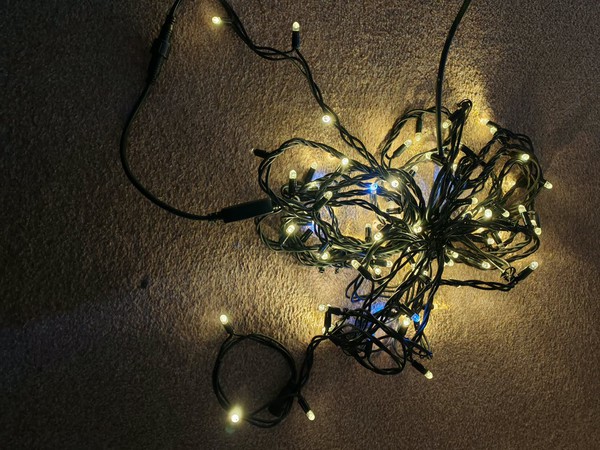 White Twinkling String Lights Connectable White Twinkling String Lights Connectable