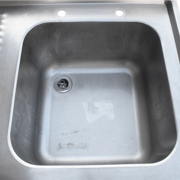Stainless steel single sink Left hand drain Stainless steel single sink Left hand drain