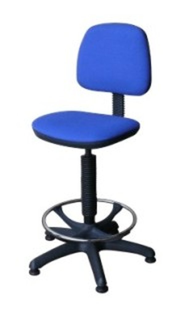 9x Swivel Reception Desk Stools with Height Adjustment and Castors