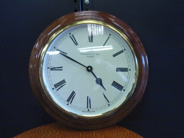 Vintage round hotel clock