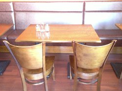 Solid oak restaurant table