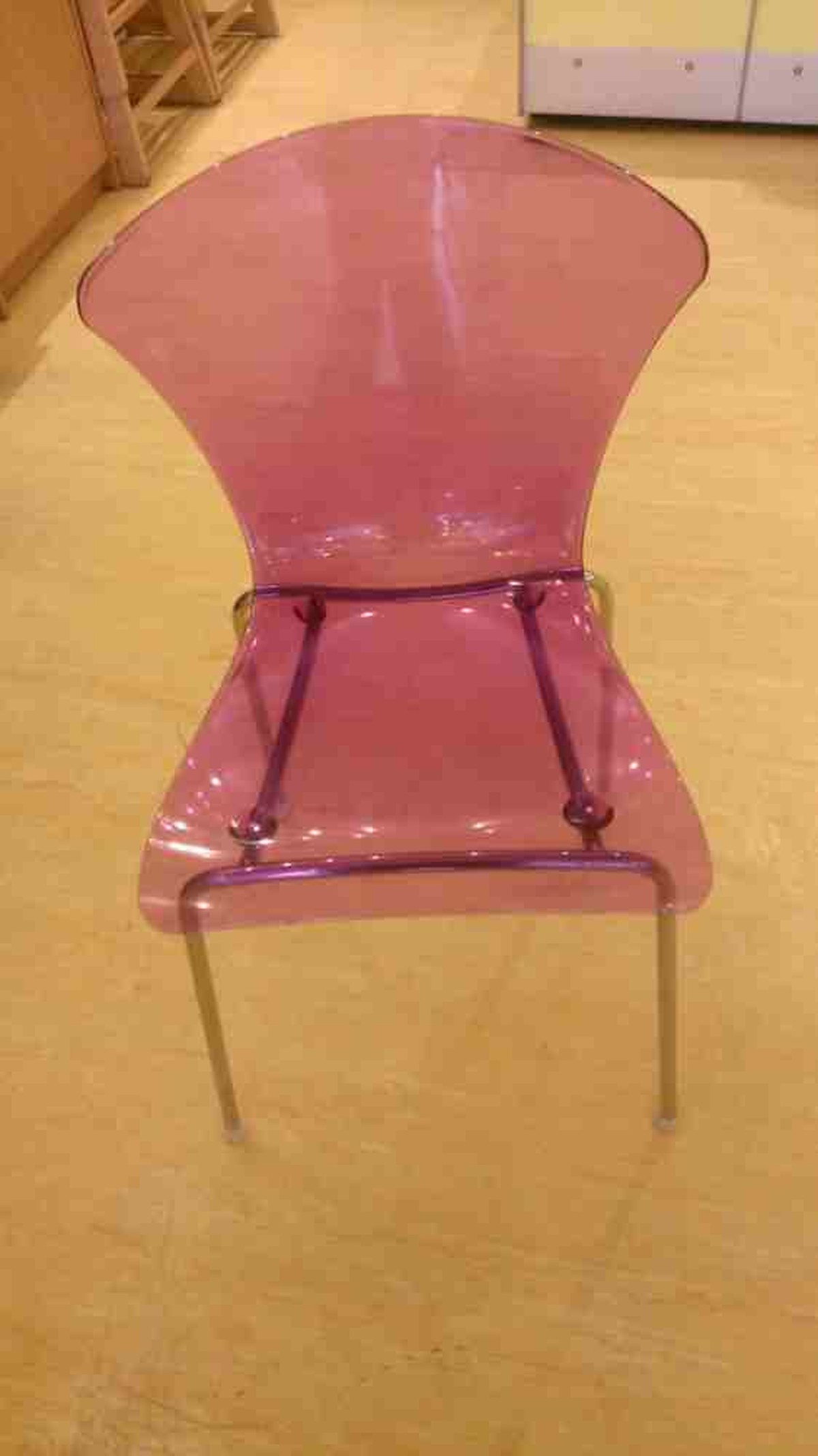 16x funky purple and yellow transluscent flo chairs  middlesex
