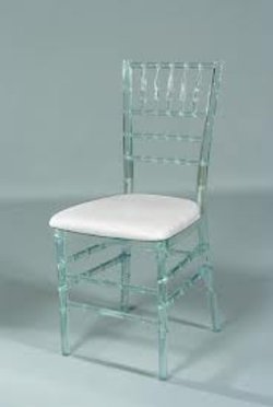 Crystal banqueting chair