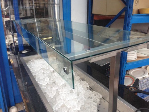 serve over with ice well