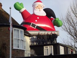 Large weatherproof inflatable father christmas