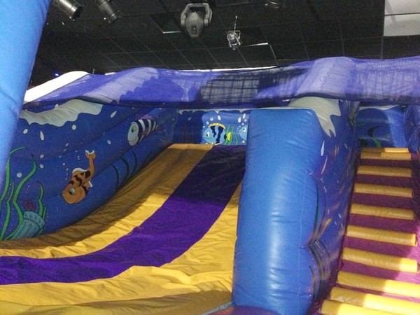 Sea slide bouncy castle