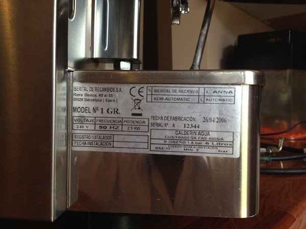 Single Group commercial coffee machine for sale