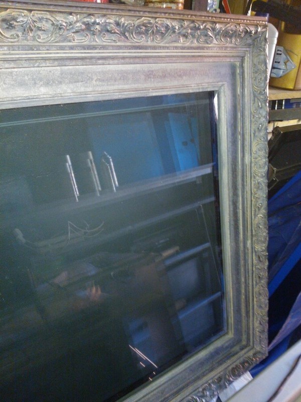Custom made antique TV frame