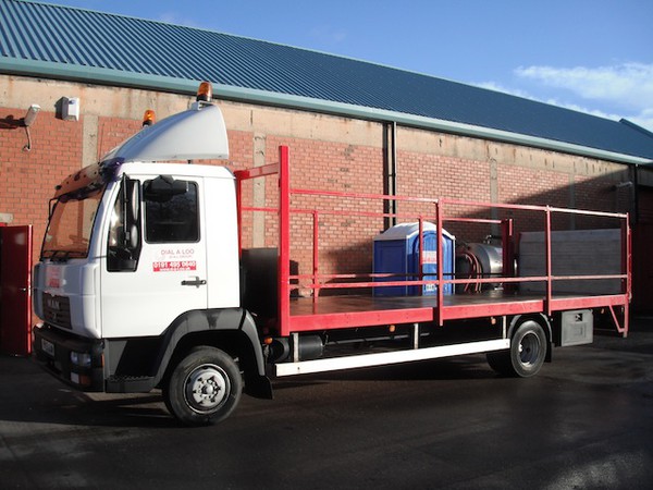Buy Used Man 7.5ton Truck Caged sides c/w 500kg Tail lift