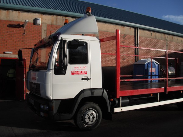 Man 7.5ton Truck Caged sides c/w 500kg Tail lift