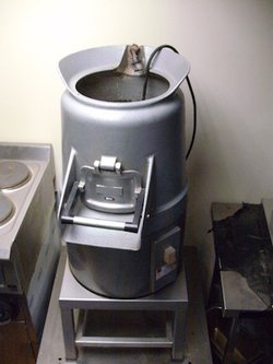 Potato Rumbler on Stand
