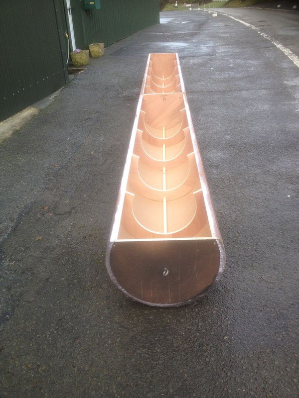 Plywood theatre pillar