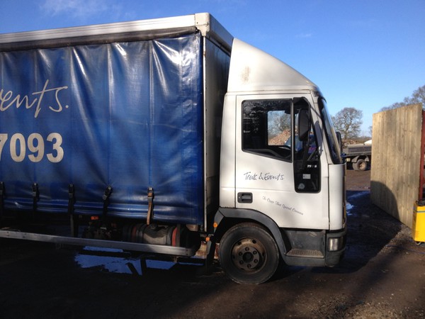 Iveco curtain sider lorry
