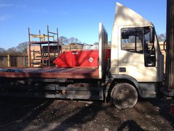 VECO Y Reg (2001) 7.5T Flat Bed/Demount System Cargo Tector