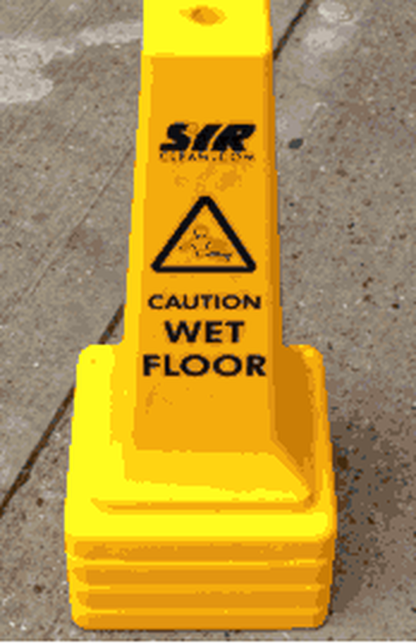 Wet floor signs 