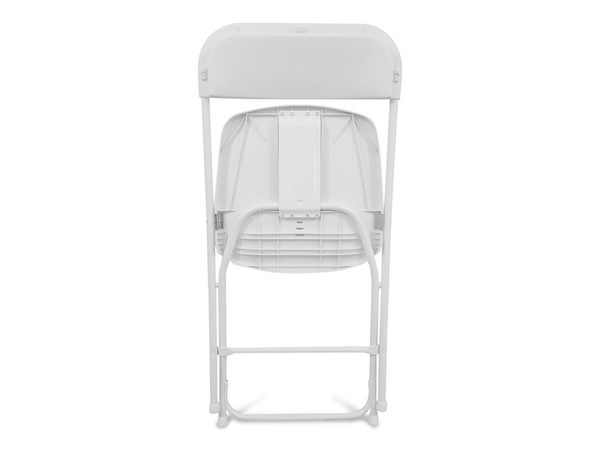 NEW White Folding Plastic Samsonite Style Chairs