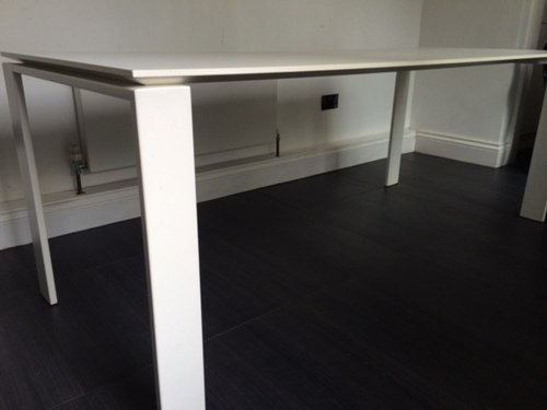 Kartell Four Table in  white stratified laminate Kartell Four Table in  white stratified laminate