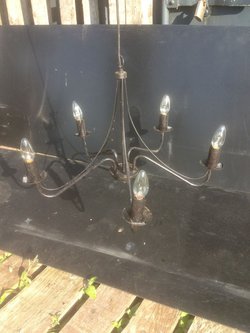 5 arm chandelier