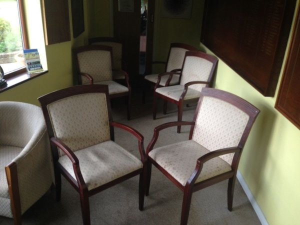 65 carver upholstered chairs