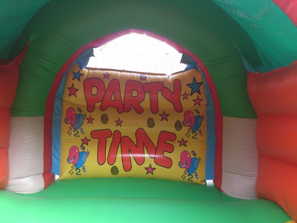 Party time bouncy castle