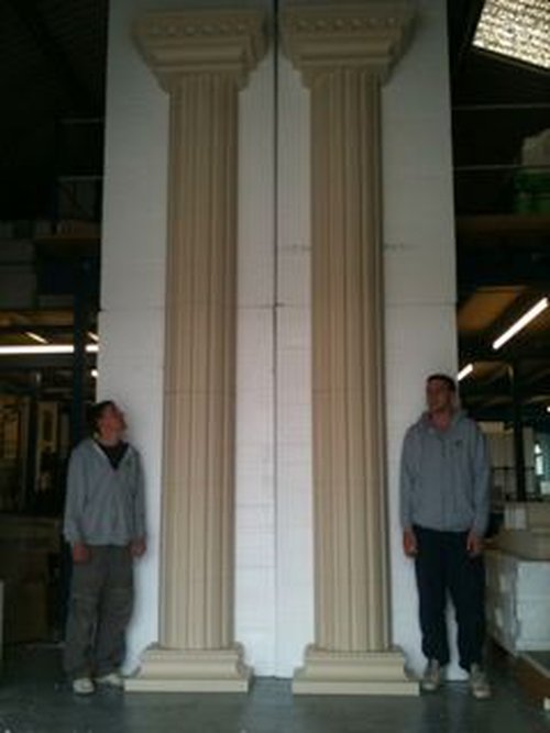 Tall sectional columns Tall sectional columns